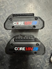 (2) BOSCH 18V 4.0 Ah Batteries