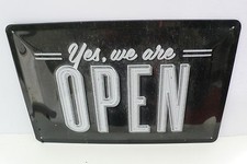 KIOSK LADEN TÜR SCHILD YES WE