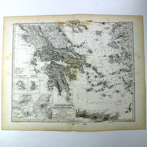 Karte map griechenland - karte,
