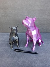 American Staffordshire Terrier Design Skulptur Geschenkidee Hundeliebhaber