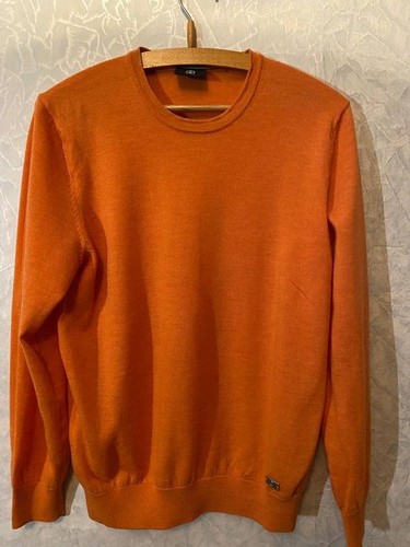 Men bogner sweater orange - orange, 40