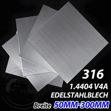 Edelstahlblech gebürstet