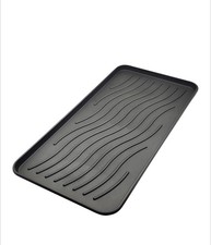 Schuhablage Schuhabtropfschale 75x37,5cm Schwarz Schmutzfang Schale Kunststoff