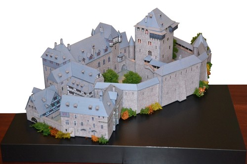 Kartonmodell schloss burg - kartonmodell,