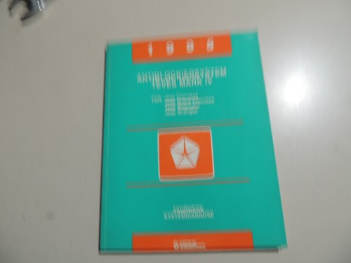 Werkstatthandbuch diagnose abs - diagnose,