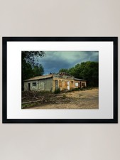 The Town on Route 66 Gerahmtes