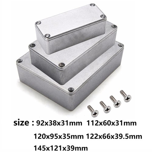 Aluminium metall stomp box - metall,