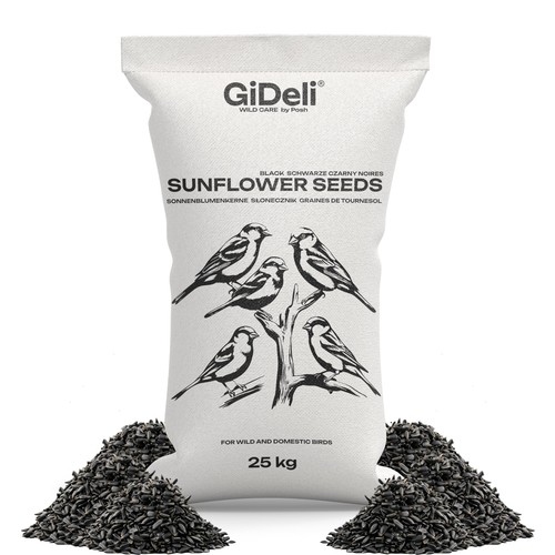 Sonnenblumenkerne 25kg schwarz - sonnenblumenkerne,