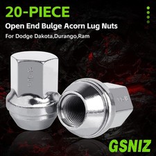 20 Radmuttern Geschlossen Für