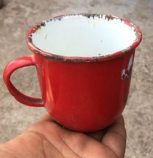 Vintage Rot Weiß Porzellan