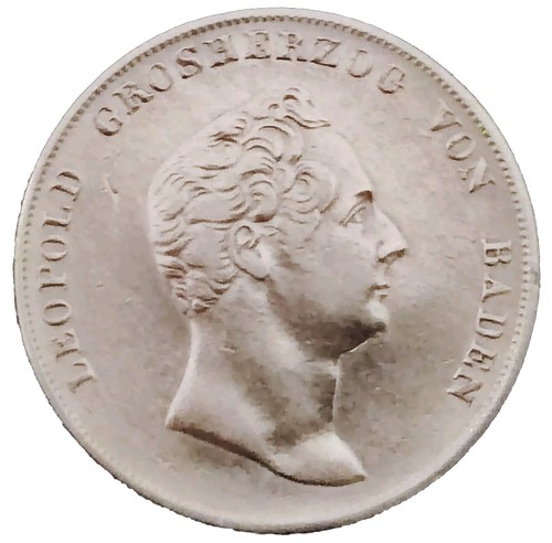 Baden gulden 1840 silber - baden,