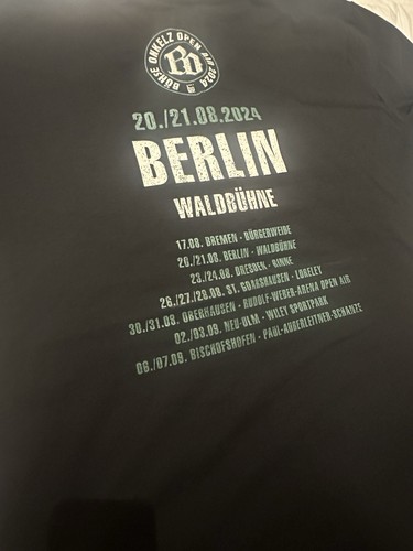 Böhse onkelz 2024 tshirt - tshirt, xxl