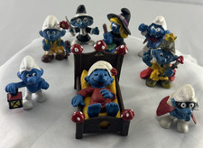 Vintage Schlumpf Figuren Set 8
