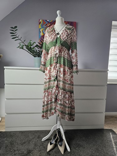 Zara kleid midikleid - zara, volants