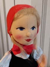 Dresdner Künstlerpuppe Handpuppe Rotkäppchen 