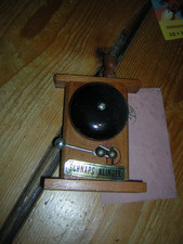 Bar Glocke Schnapsklingel. Schwarze Klingel. Gebraucht. Wohl 70er Jahre