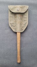 Original US Army Klappspaten AMES mit Tasche 2.WK WW2