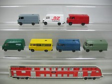 7x Wiking H0 1:87 Transporter MB: Tegel 27+B.Z. 280-282 etc, NEUW #AF188-0,5