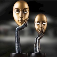 Aloccoco 2 x faszinierende Statue/ Skulptur die jeden Ort einen Eyecatcher gibt.