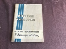 Bedienungsanleitung Ford Schlepper Dexta 2000  Super Dexta 3000 1965