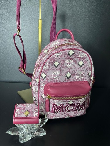 Mcm rucksack rot weiß - in,