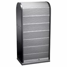 Rolladenschrank anthrazit Büroschrank Schrank Aktenregal Aktenschrank Kunststoff