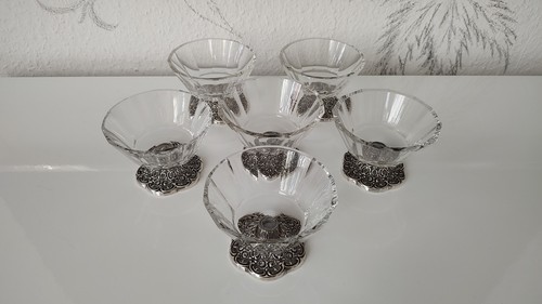 Dessertschalen aus glas mit - 6,