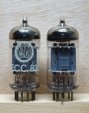 Pair: VALVO ECC82 | PHILIPS