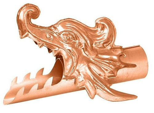 Drachenkopf wasserspeier - drachenkopf,