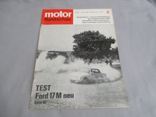 Motor Rundschau 3/1965, Elefantentreffen 1965, Ford 17 M, Lastwagen + Omnibusse