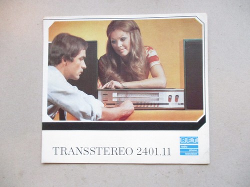 Werbe blatt transstereo - ",