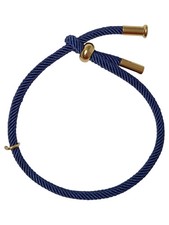 PAUL HEWITT Armband Damen Blau Maritim Segeltau Goldfarben