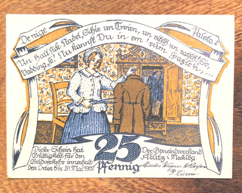 Reutergeld pfennig - reutergeld,, 25