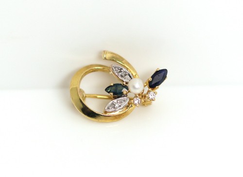Vintage brosche gold 333 - brosche, 8kt