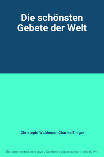 Die schönsten gebete der - die,