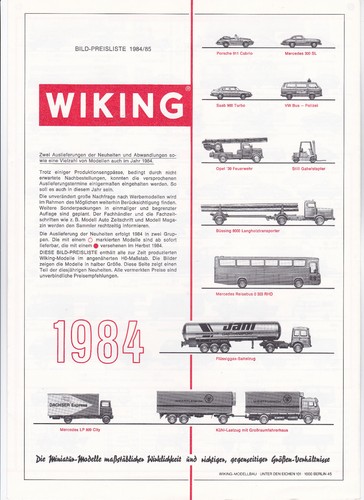 Wiking bildpreisliste 1984 - 1984,, 6