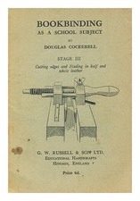 COCKERELL, DOUGLAS Buchbinden