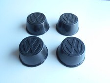 VW Volkswagen 4x Emblem Radkappen Nabenkappen Felge Radnabenabdeckung Golf 1