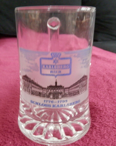 Glas krug karlsberg bier - glas,