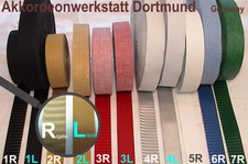 24 m Rolle - Kaliko, Akkordeon Balg- einfassungsstreifen, accordion bellows tape