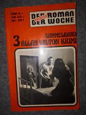 Der Roman der Woche-3 Allan Wilton Krimi-Sammelband-3 in Einem-N.291-ca.190 Sei