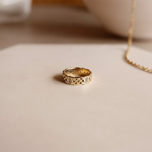 Keltischer box band ring - box,