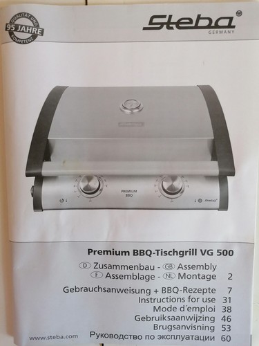 Steba 500 tischgrill - vg,