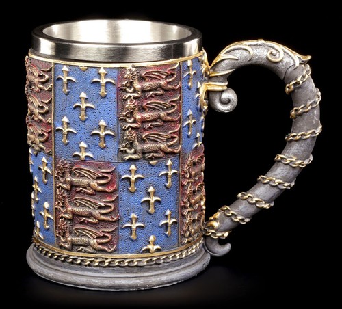 Ritter krug mit wappen - ritter,