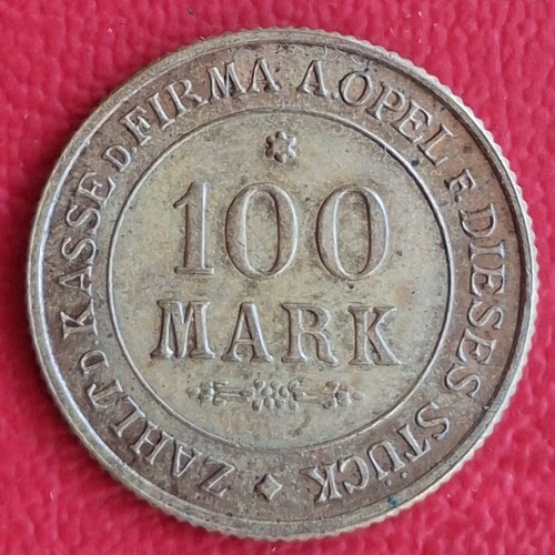 100 mark rabattmarke 1922 - mark,