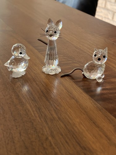 Swarowski figuren katze - swarowski, figuren: