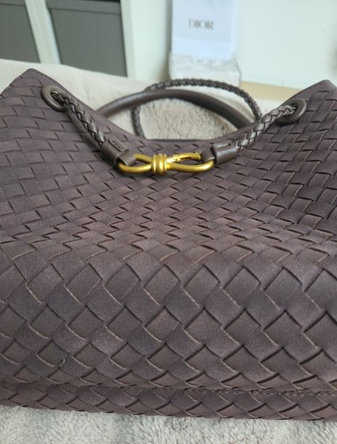 Flechtleder tasche knoten - flechtleder,