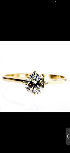 14k 585 gelbgold ring - 14k/585, mit