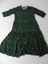 Mädchenkleid, dunkelgrün mit