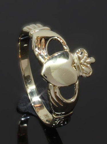 Claddagh ring karat gelbgold - 9,